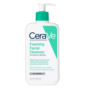 CeraVe Foaming Facial Cleanser, Normal To Oily Skin – 355ml